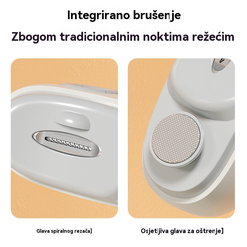 ✂️💅🔥Višenamjenska električna kitica za nokte, električni strižaljka nokti s zaštitom od zgripavanja - 4192601