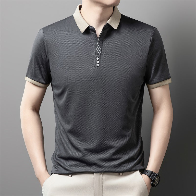 💝😍 Nová pánská polokošile s krátkým rukávem a prodyšnou klopou pro rok 2026