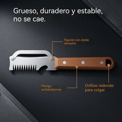 💥Compra 1 y llévate 1 gratis💥🔪Cortador y pelador multifuncional de acero inoxidable