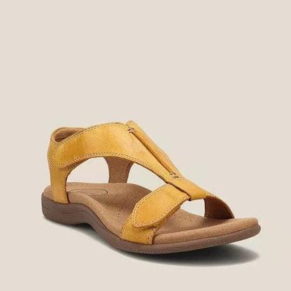 Sandalias de plataforma para mujer confeccionadas en suave piel de vacuno.