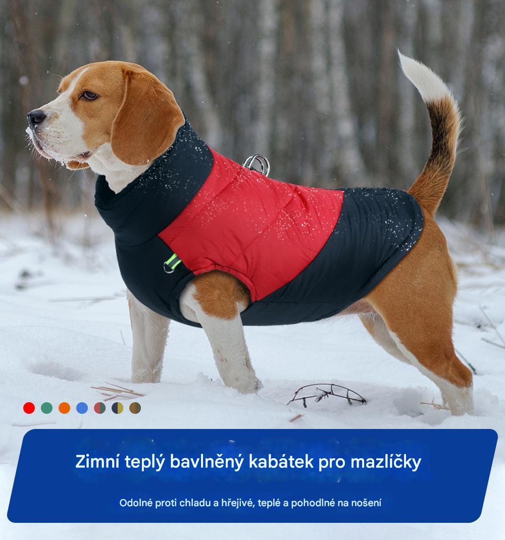 🔥🔥【S-5XL】Nové podzimní a zimní zahuštěné bavlněné teplé oblečky pro psy