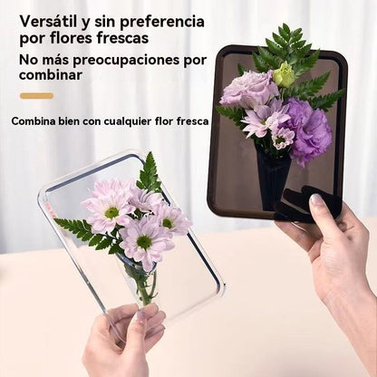 🔥【Compre 1 y obtenga 1 gratis】Florero con marco de fotos de escritorio de alta calidad