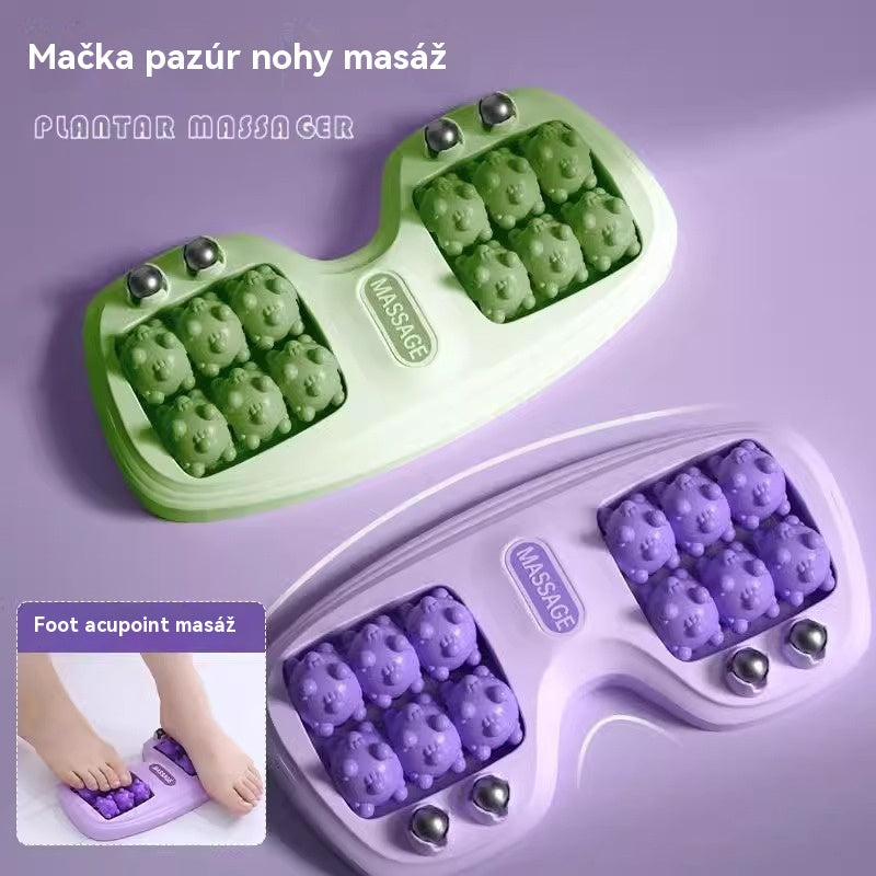 🔥Nový produkt💜Přenosný masážní přístroj na nohy s dvojitým válečkem💜-4133237