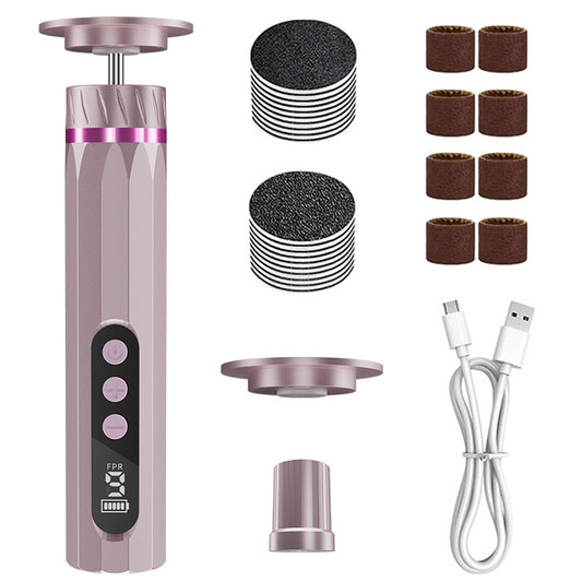 🦶 ¡OFERTA POR TIEMPO LIMITADO CON UN 50 % DE DESCUENTO! ⚡ Lima eléctrica recargable para pies: 9 velocidades, pantalla LCD, carga USB-C ✨