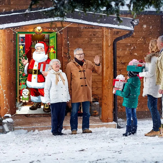 🎄Předčasný vánoční výprodej: Kupte jeden a druhý dostanete zdarma 🎅vánoční dekorace na dveře🎅