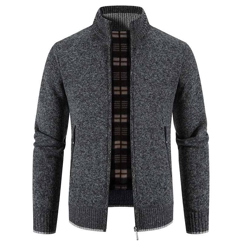 ❄️⛄️【M-3XL】Męska bluza z golfem i zamkiem błyskawicznym, casualowa, dzianinowa
