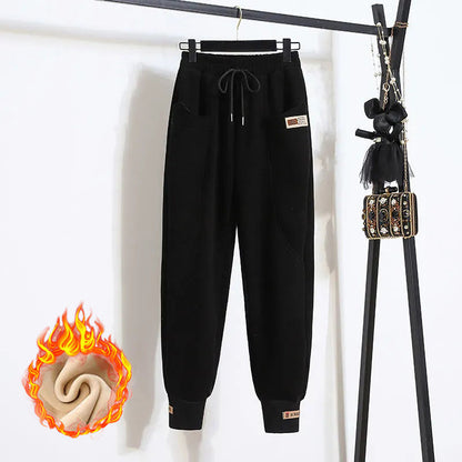 🔥✅【50-100 kg】 Tiszta pamut csíkos nadrág rugalmas derékkel, nem elmosódó és csiszoláshozálló-4182661