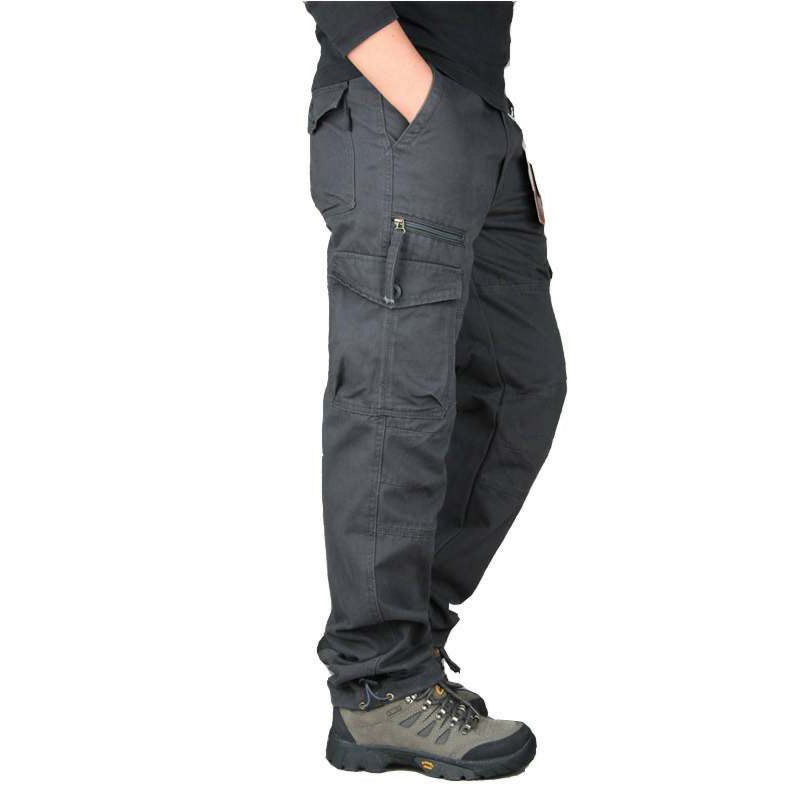 👖😎【M-5XL】Pantalones cargo tácticos para hombre con múltiples bolsillos_4308624