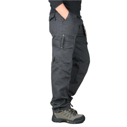 👖😎【M-5XL】Pantalones cargo tácticos para hombre con múltiples bolsillos_4308624