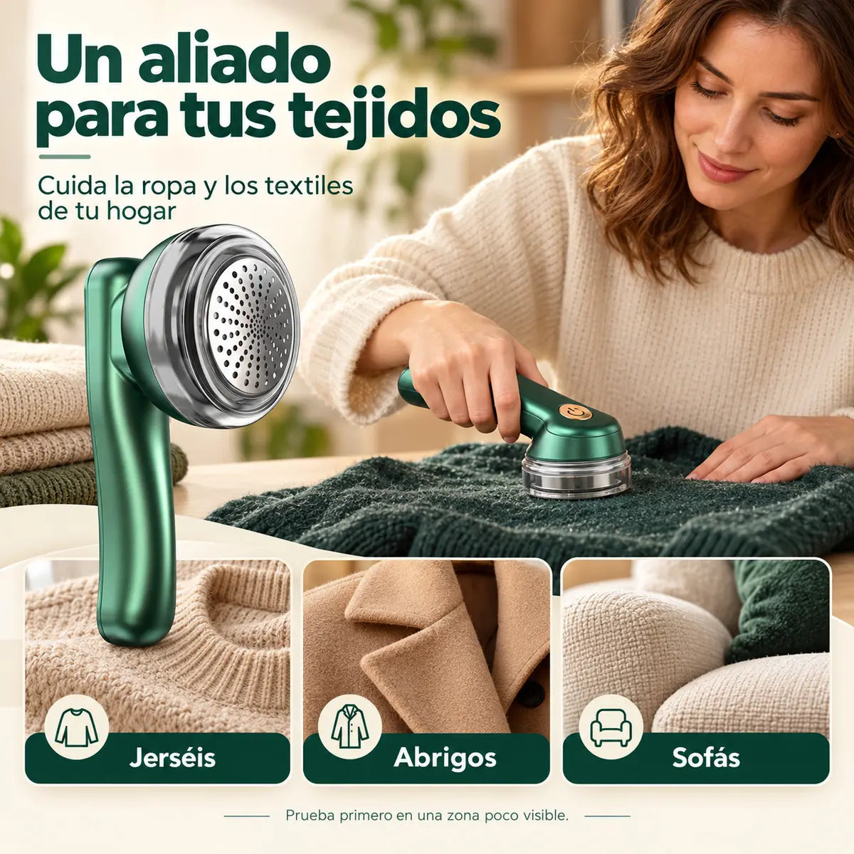 👚✨ Quitapelusas eléctrico portátil multifuncional quitapelusas profesional para prendas de lana punto y algodón 👕🧥🧶