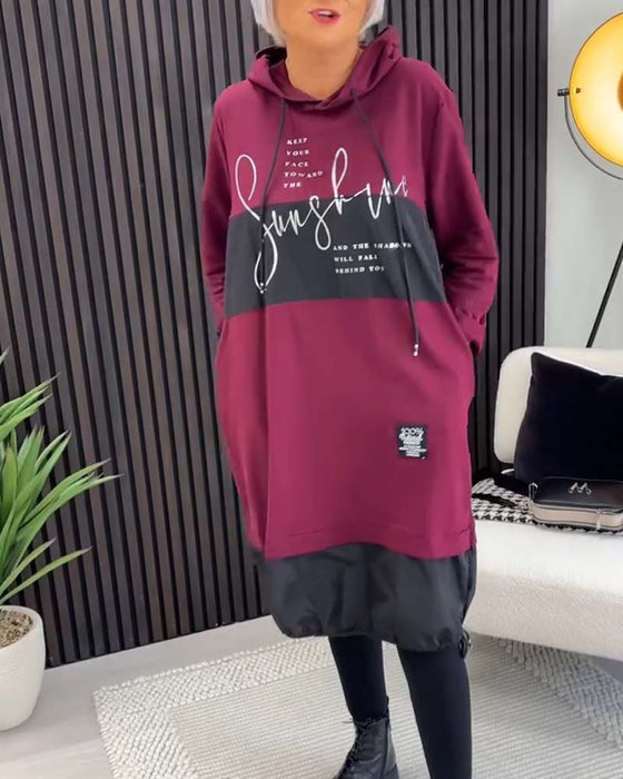 🔥🔥【S-5XL】2026 nové podzimní a zimní módní velké šaty s potiskem🥰