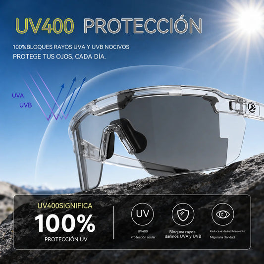 ☀️🕶️Gafas de seguridad fotocromáticas polarizadas UV400 – 🥇Gafas resistentes a los impactos para deportes al aire libre y trabajo✨