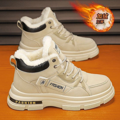 🔥🔥👞【39－44】2025 nowe męskie zimowe, pogrubione, aksamitne, ciepłe buty Martin