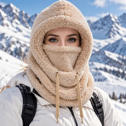 ❄️ ¡Capucha Térmica de Felpa para Mujer: Protección y Calidez en Invierno!