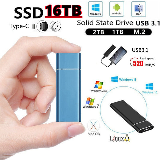 ⚡【16 TB】Mobilní SSD disk SSD