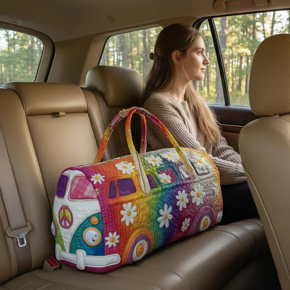 🌷👜Bolsa de viaje acolchada Hippie Van