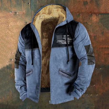 👨‍💻🧥✨【S-5XL】Kupte 1 a získejte 1 zdarma🔥Nová pánská módní retro mikina s kapucí a zipem s 3D digitálním tiskem