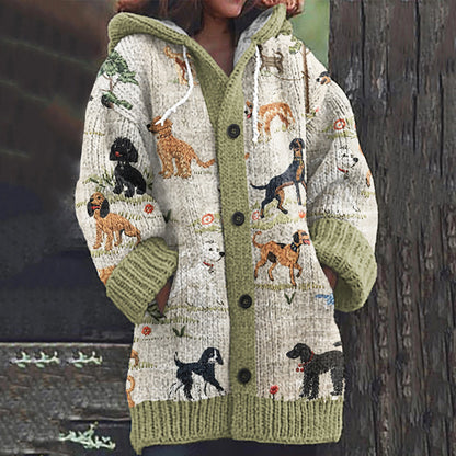 【S-5XL】🥰Nowy wygodny retro falowany kardigan-4175573