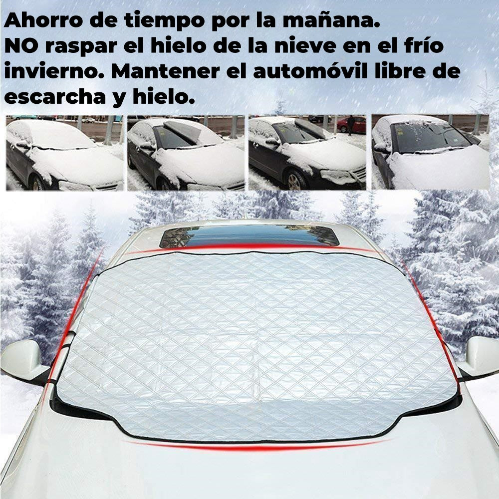 🚗【Oferta especial por tiempo limitado】【Se puede utilizar en todas las estaciones】Cubierta de parabrisas de coche con diseño magnético, parasol de verano