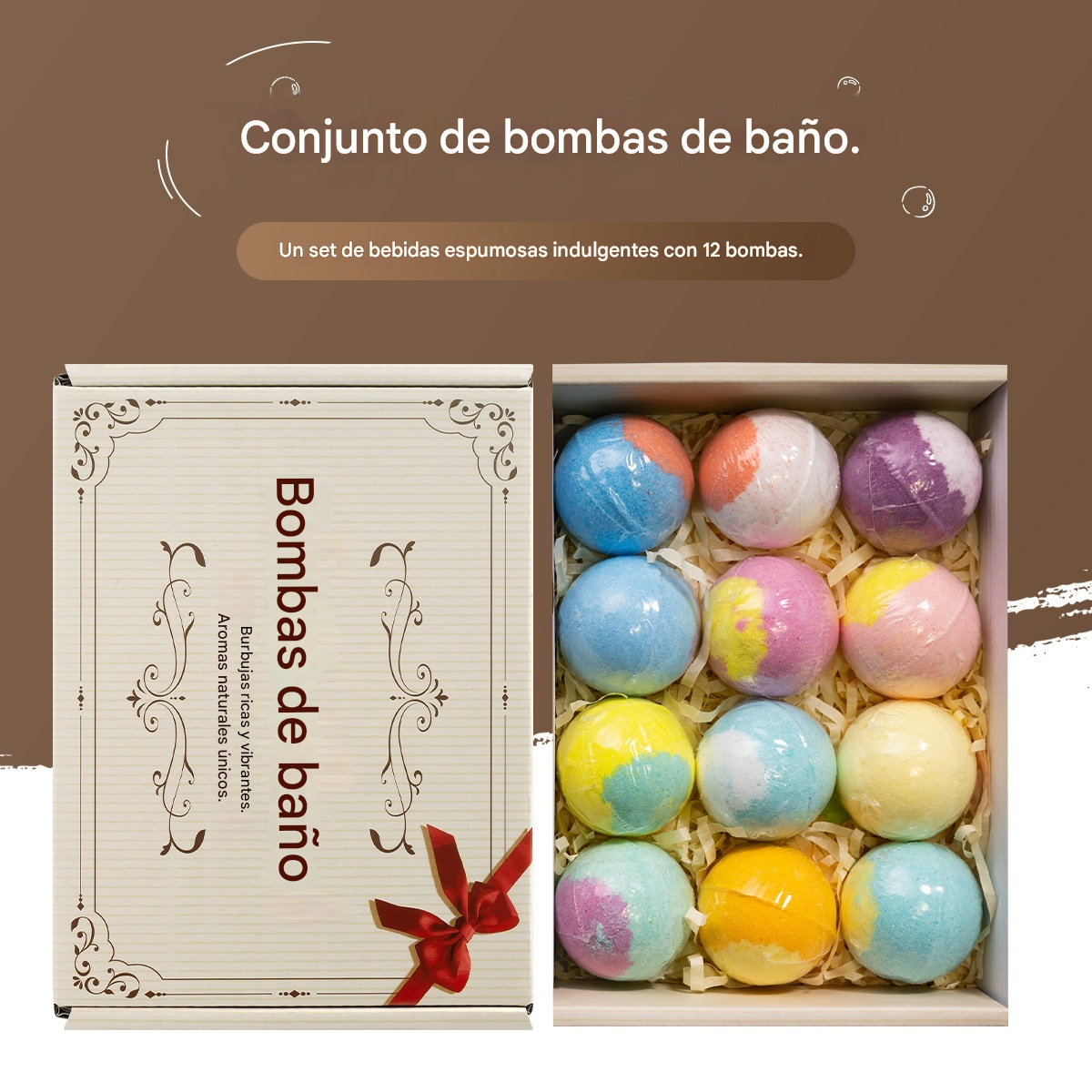 🔥🔥 12 bolitas de sales de baño aromáticas (30 g/unidad), eliminan eficazmente las células muertas de la piel y la dejan suave y nutrida.