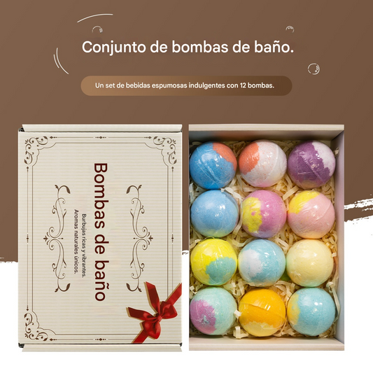 🔥🔥 12 bolitas de sales de baño aromáticas (30 g/unidad), eliminan eficazmente las células muertas de la piel y la dejan suave y nutrida.