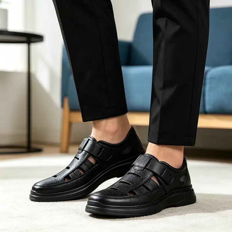 Letní pánské boty z pravé kůže – maximální prodyšnost a chůze bez únavy! 👞🌬️