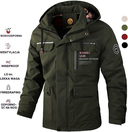 🔥🔥【M-6XL】Nowa, gruba, ciepła, jesienno-zimowa męska kurtka wiatroszczelna i wodoodporna-4167879