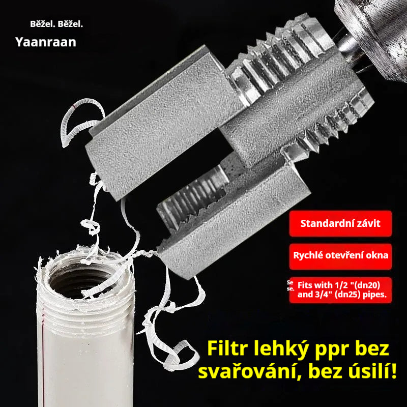 🔩 Snadné závitování PPR – žádné svařování, žádná námaha! 【2dílná sada – pro trubky 1/2” (DN20) a 3/4” (DN25)】
