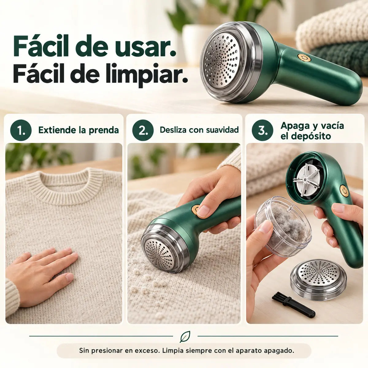 👚✨ Quitapelusas eléctrico portátil multifuncional quitapelusas profesional para prendas de lana punto y algodón 👕🧥🧶
