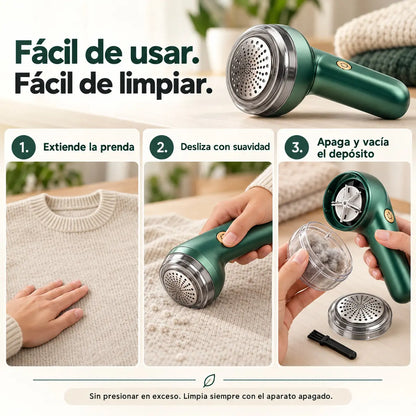👚✨ Quitapelusas eléctrico portátil multifuncional quitapelusas profesional para prendas de lana punto y algodón 👕🧥🧶